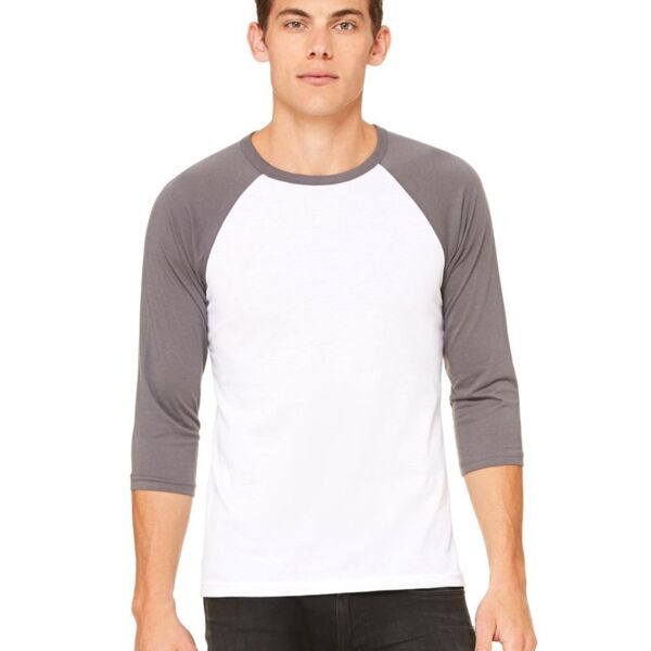 Unisex Three-Quarter Sleeve Baseball Tee Thumbnail