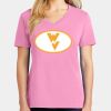 Ladies Core Cotton V Neck Tee Thumbnail